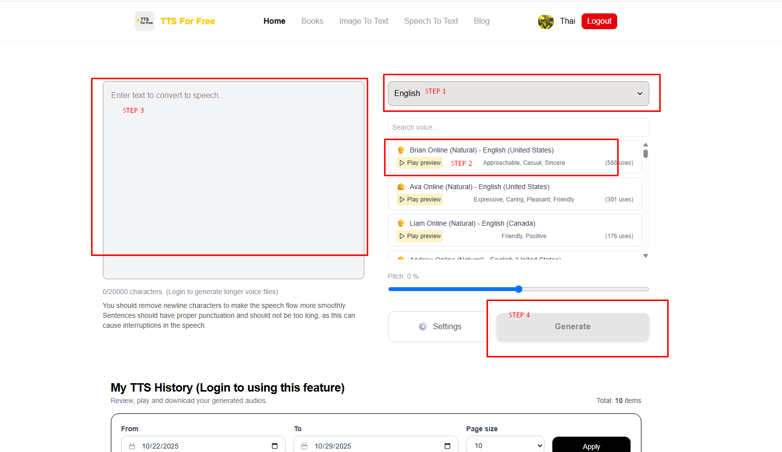 Free Text to Speech Online | AI Voice Generator – TTS For Free